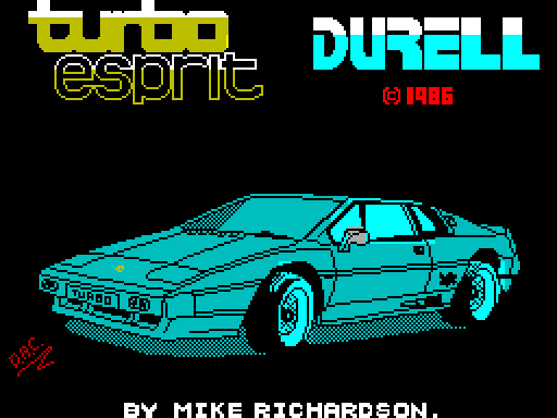 Turbo Esprit для ZX Spectrum - играй онлайн!