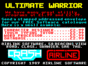 Ultimate Warrior спектрум