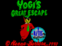 Yogi's Great Escape спектрум